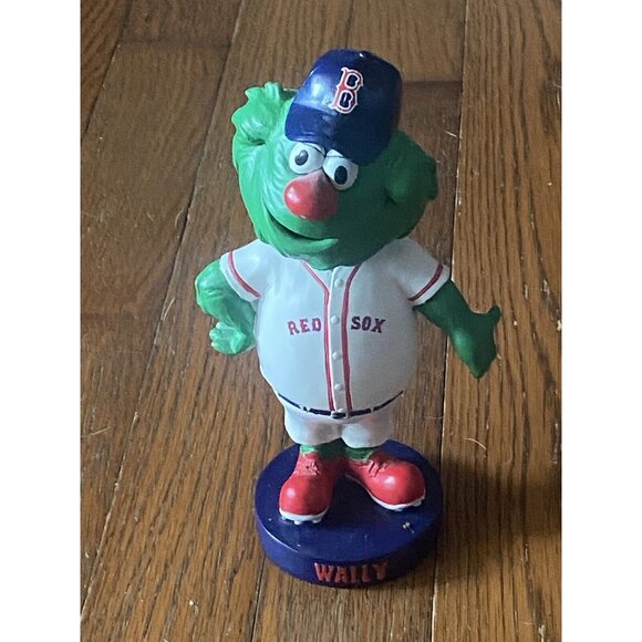 Wally  The Green Monster Boston Redsox Mascot Bobble Head Figure - Picture 1 of 6